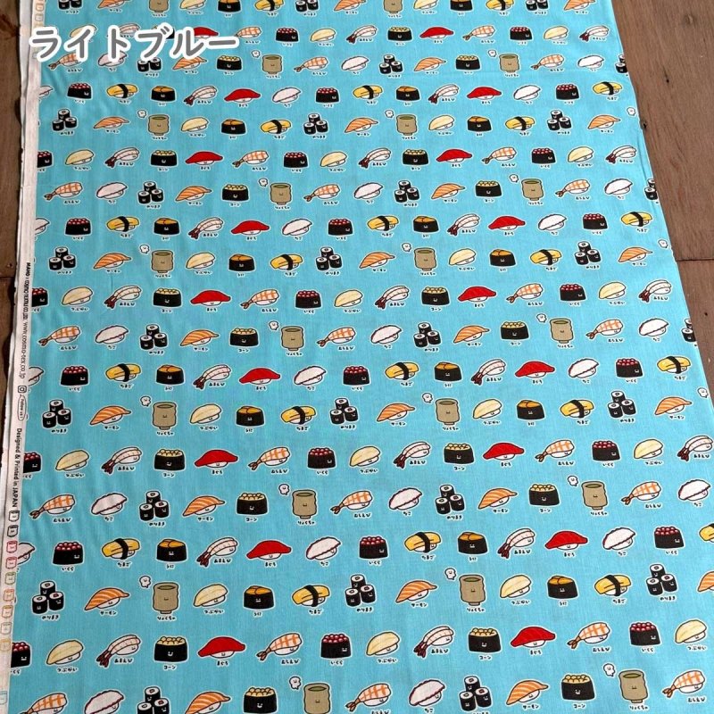 Photo9: 🍙超可愛壽司【日本選物｜預訂商品（約 20 日到港）】🟣日本製｜100% 棉 床單厚度｜和風 日式 FOOD YURU by MAHO｜2026年 10月 (9)