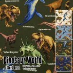 Photo2: 🦖Dinosaur World【日本選物｜預訂商品（約 20 日到港）】🟤日本製｜100% 棉 牛津布｜恐龍 暴龍 滄龍 棘龍 迅猛龍 腕龍 三角龍｜2026年 10月 (2)