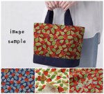Photo1: 🍓士多啤梨【日本選物｜預訂商品（約 20 日到港）】🟤日本製｜棉麻帆布 Canvas : 85% 棉 + 15% 麻｜Pieni Garden 草莓 北歐風格｜2026年 10月 (1)