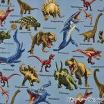Photo5: 🦖Dinosaur World【日本選物｜預訂商品（約 20 日到港）】🟤日本製｜100% 棉 牛津布｜恐龍 暴龍 滄龍 棘龍 迅猛龍 腕龍 三角龍｜2026年 10月 (5)