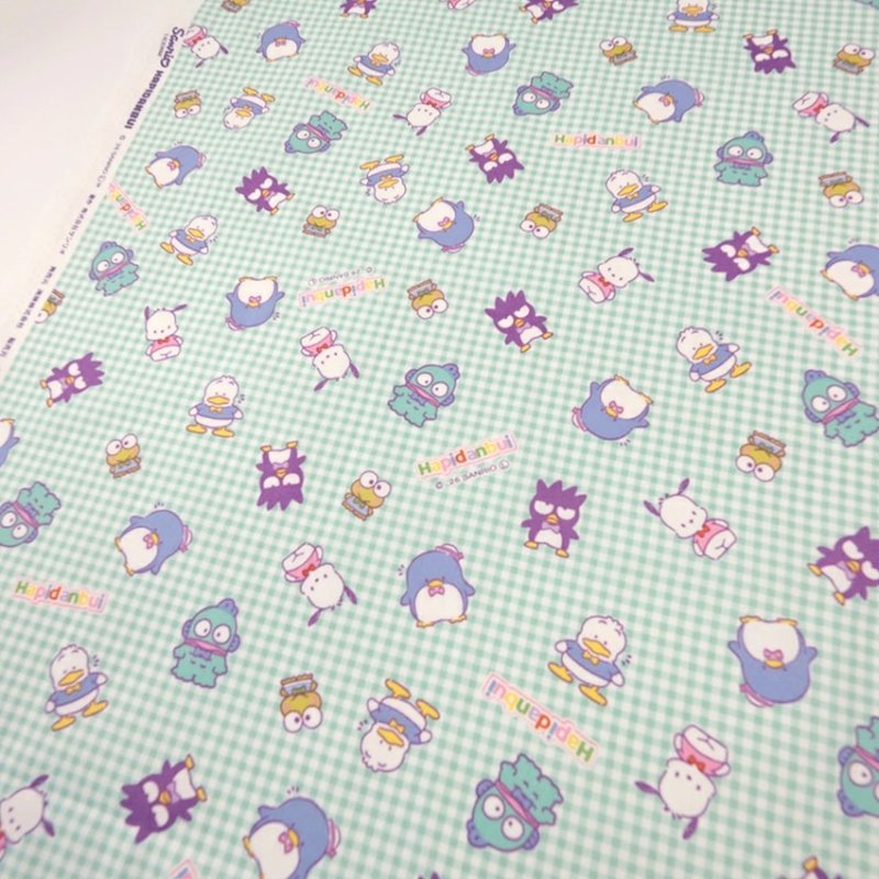 Photo5: 💫Hapidanbui【預訂商品（約 20日到貨）】🟣日本製｜100% 棉 ~ 牛津布｜Sanrio 人氣男團 Hangyodon 水怪、Tuxedosam 企鵝、XO、PC 狗 Pochacco、Keroppi、Pekkle AP 鴨｜2026年 8月 (5)