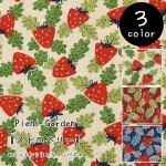 Photo2: 🍓士多啤梨【日本選物｜預訂商品（約 20 日到港）】🟤日本製｜棉麻帆布 Canvas : 85% 棉 + 15% 麻｜Pieni Garden 草莓 北歐風格｜2026年 10月 (2)