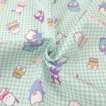 Photo4: 💫Hapidanbui【預訂商品（約 20日到貨）】🟣日本製｜100% 棉 ~ 牛津布｜Sanrio 人氣男團 Hangyodon 水怪、Tuxedosam 企鵝、XO、PC 狗 Pochacco、Keroppi、Pekkle AP 鴨｜2026年 8月 (4)