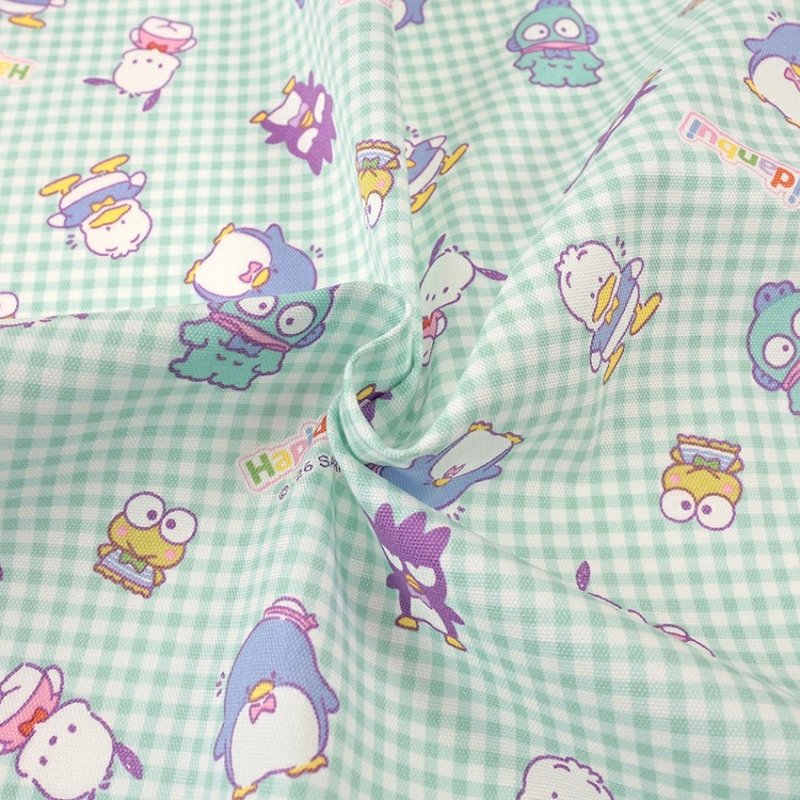 Photo4: 💫Hapidanbui【預訂商品（約 20日到貨）】🟣日本製｜100% 棉 ~ 牛津布｜Sanrio 人氣男團 Hangyodon 水怪、Tuxedosam 企鵝、XO、PC 狗 Pochacco、Keroppi、Pekkle AP 鴨｜2026年 8月 (4)