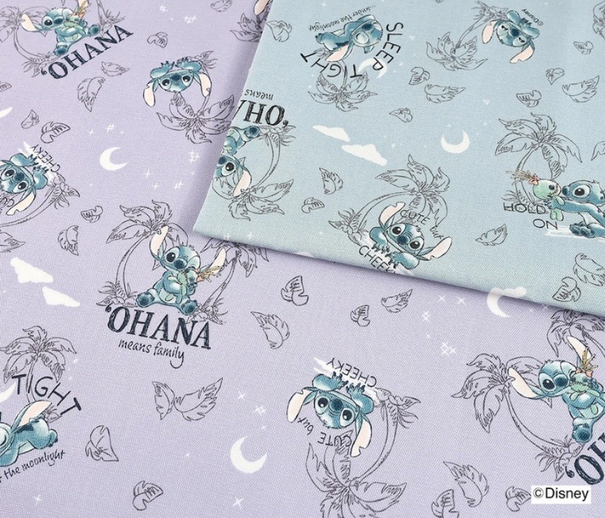【1米 價格】🔴日本製｜💢 非 現貨｜100% 棉 ~ 牛津布｜Disney 迪士尼 Stitch 史迪奇｜2025年 6月